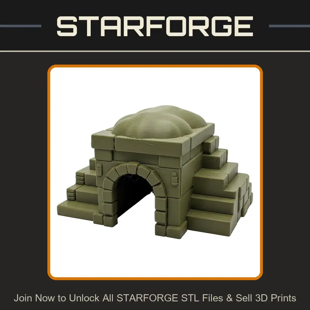 Stone Archway Entrance Tunnel Culvert Stepped Masonry Vault Tomb Bunker Mound Dome - View 1 of 2