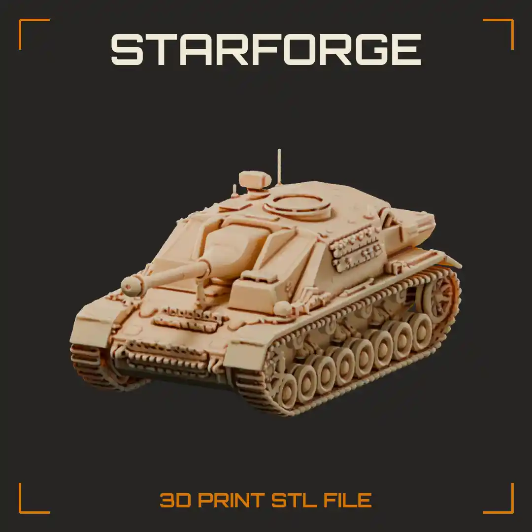StuG IV Assault Gun with Low Casemate Long 75mm Gun and Spare Track Links