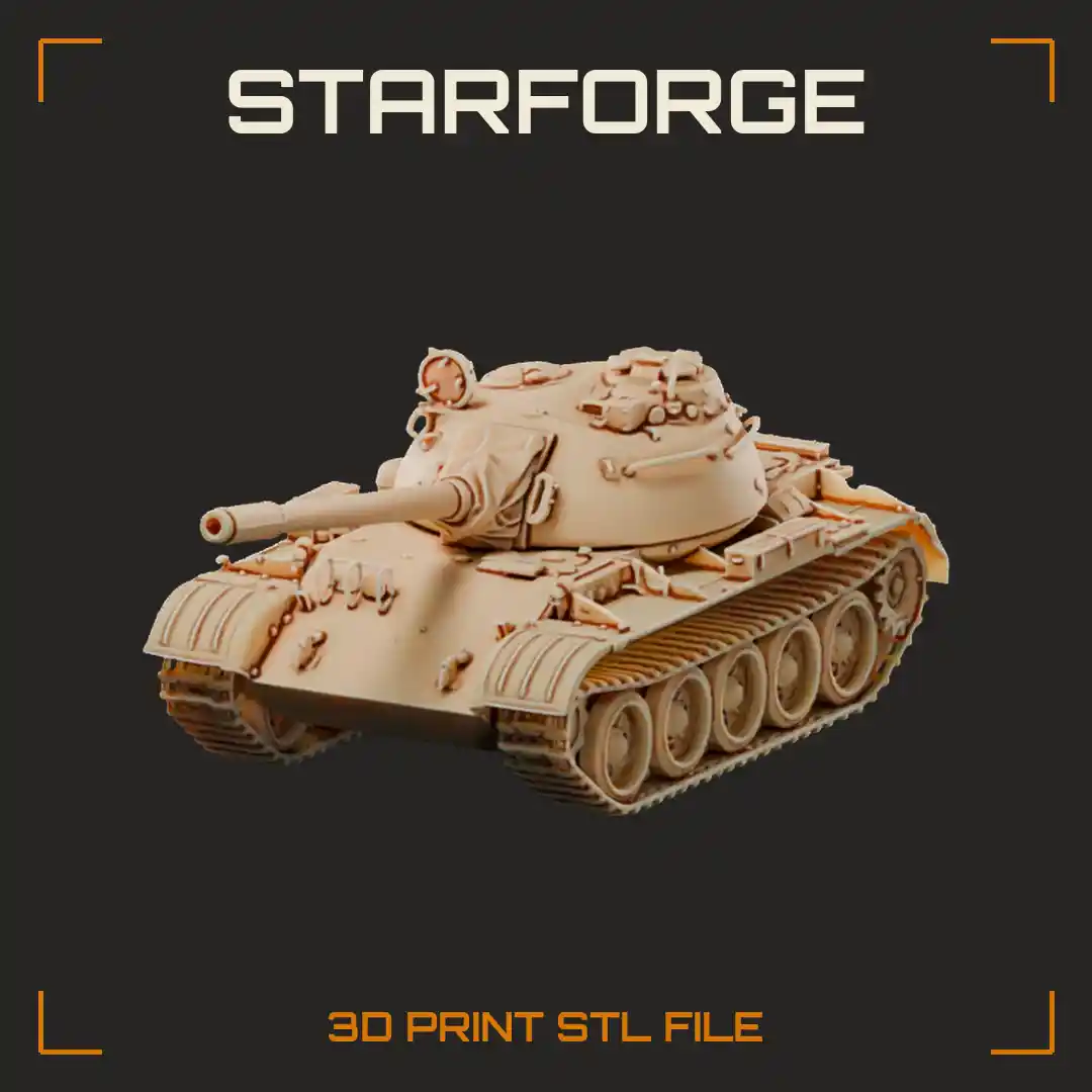 T-55 Soviet Cold War Medium Tank with Dome Turret 100mm Gun and Five Road Wheels