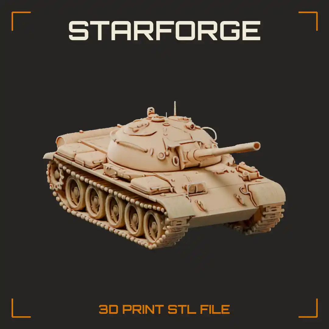 T-62 Soviet Main Battle Tank with Long 115mm Smoothbore Gun and Dome Turret