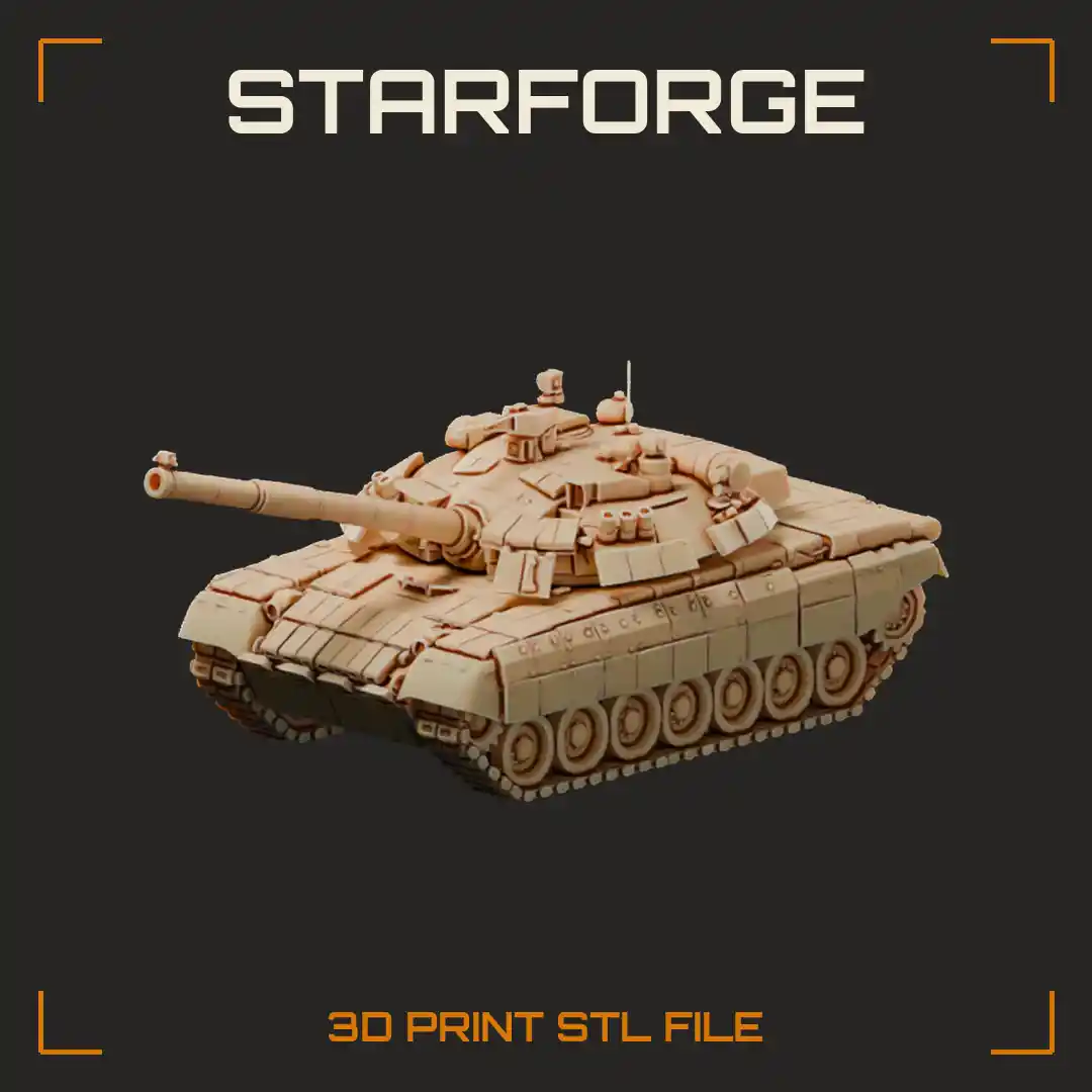 T-80U Gas Turbine Main Battle Tank with Kontakt-5 Reactive Armor Bricks and 125mm Gun