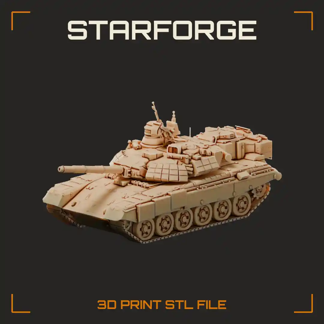 T-90 Main Battle Tank with Reactive Armor Blocks Turret Sights and Long 125mm Gun