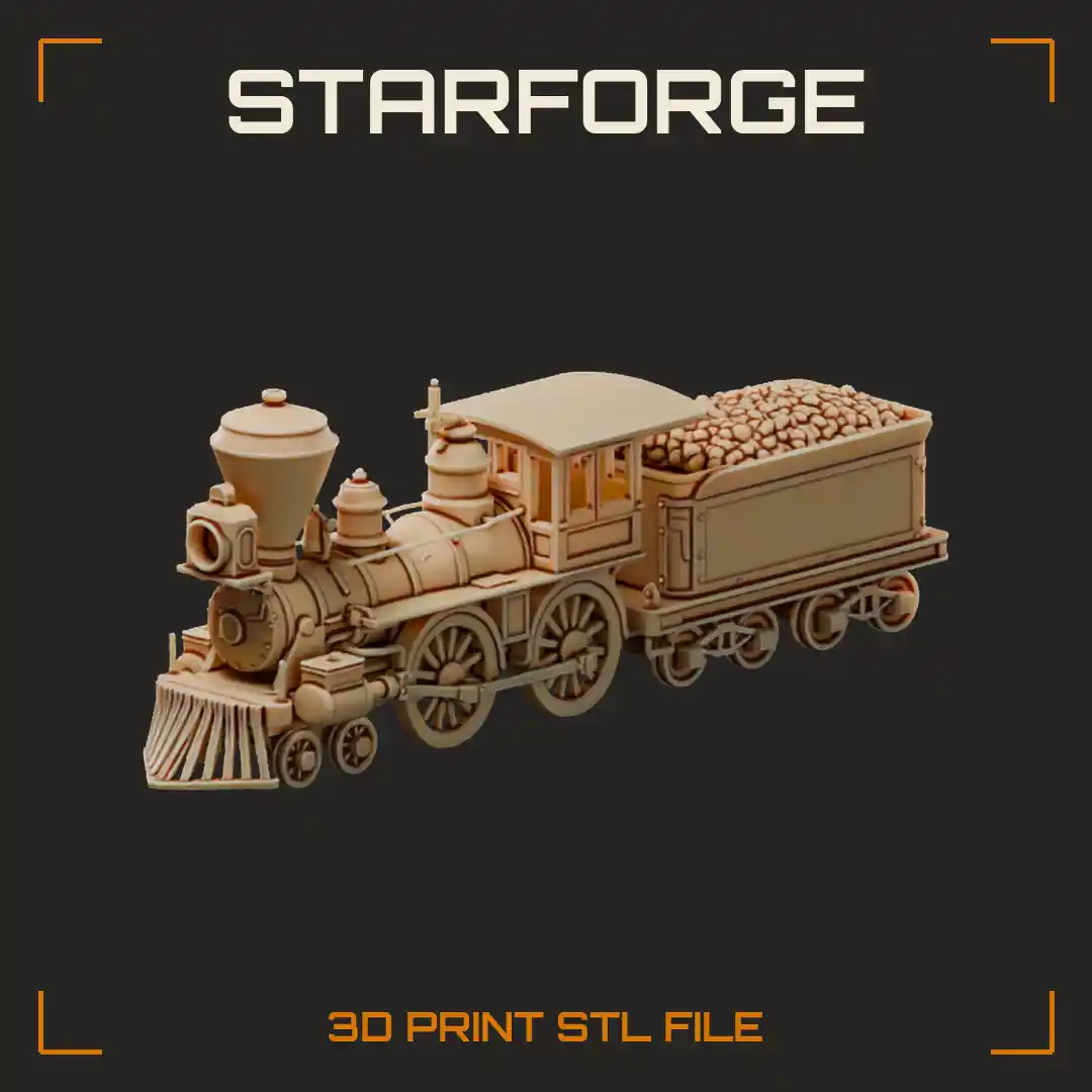 The General 4-4-0 Civil War Steam Locomotive with Balloon Smokestack Cowcatcher and Wood Tender