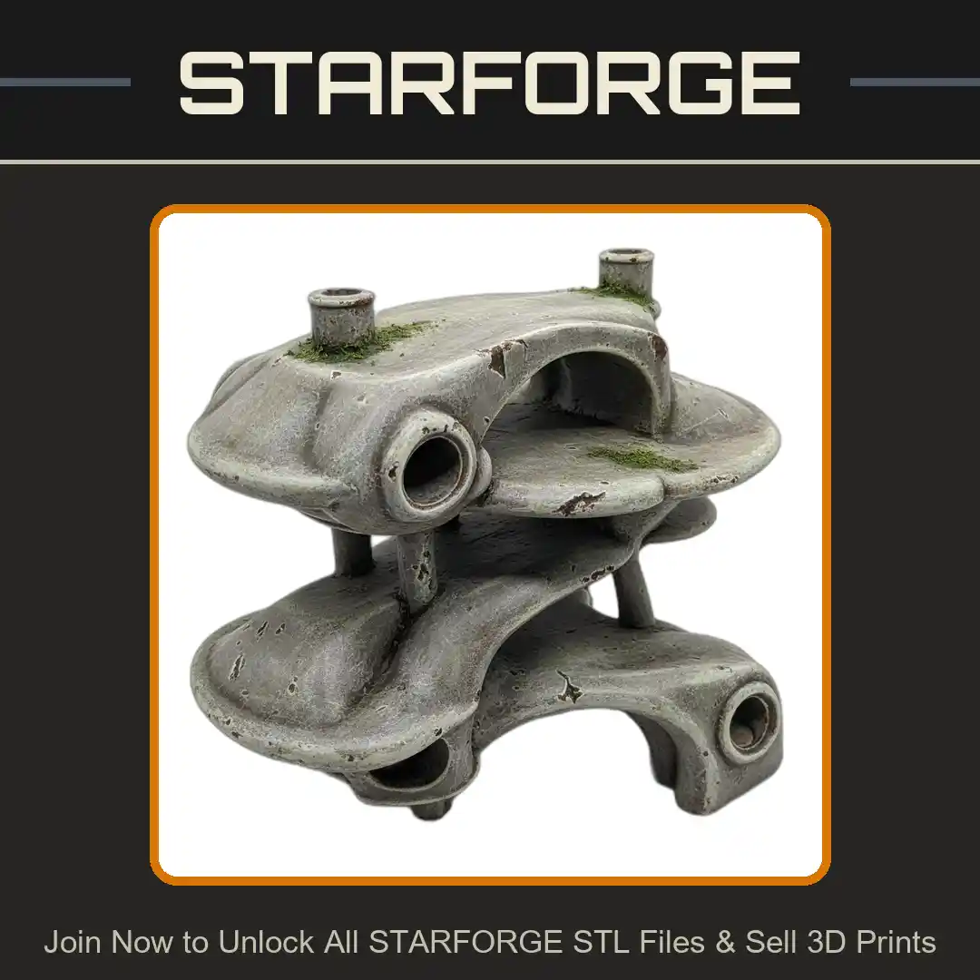 Triple Layered Cave Curved Entrances Stacked Design Reptile Fish Tank - 3D Printable STL File