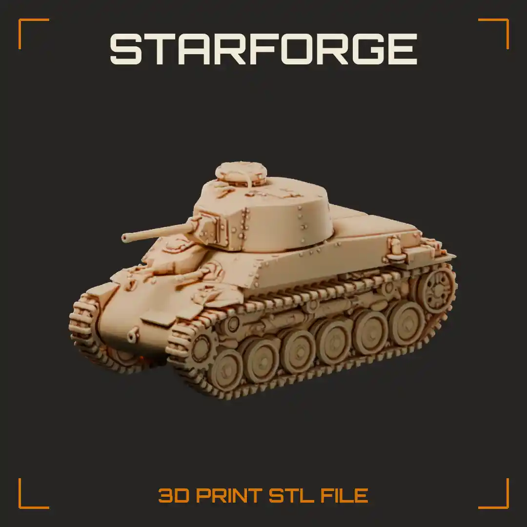 Type 97 Chi-Ha Japanese Medium Tank with Riveted Hull Offset Turret and Bell Crank Suspension