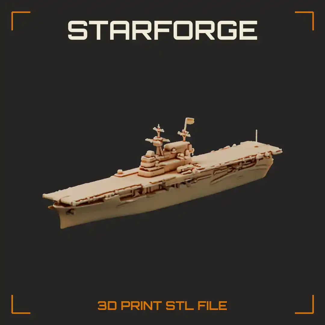 USS Yorktown CV-5 Aircraft Carrier with Island Superstructure Tripod Mast and Wooden Flight Deck