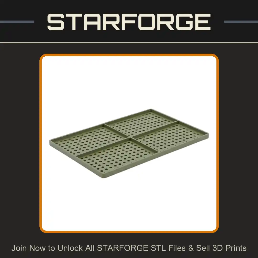 Ventilated Mesh for Frog and Small Pet Enclosures - 3D Printable STL File