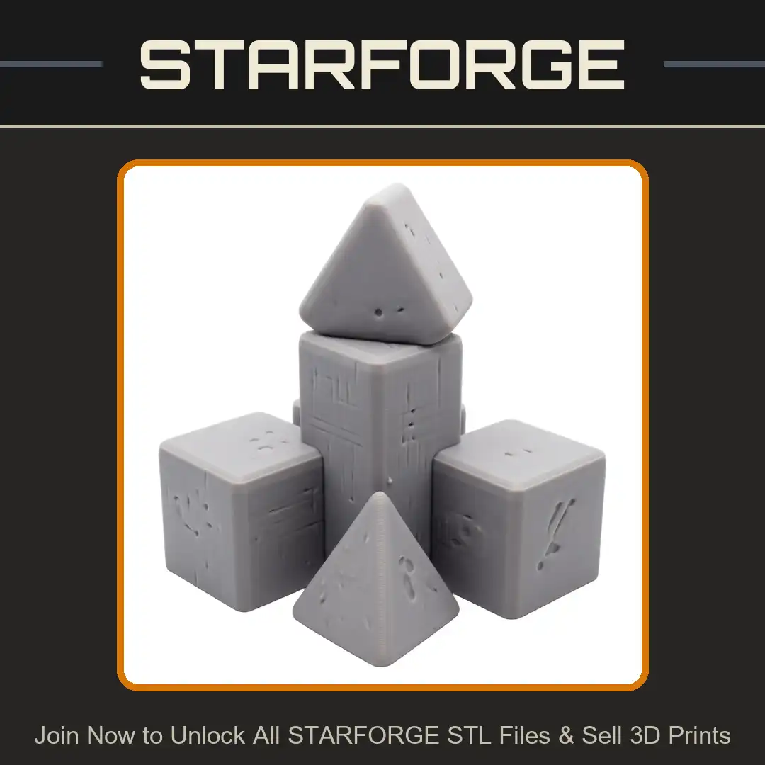 Weathered Pitted Stone Altar Ancient Monolith Pillar Blocks Triangular Pyramid Ruins Shrine - 3D Printable STL File