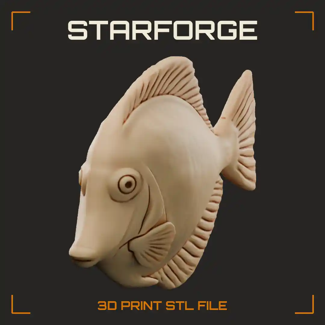 Yellow Tang Surgeonfish with Tall Disc Body Pointed Snout Sail Fins and Tail Spine